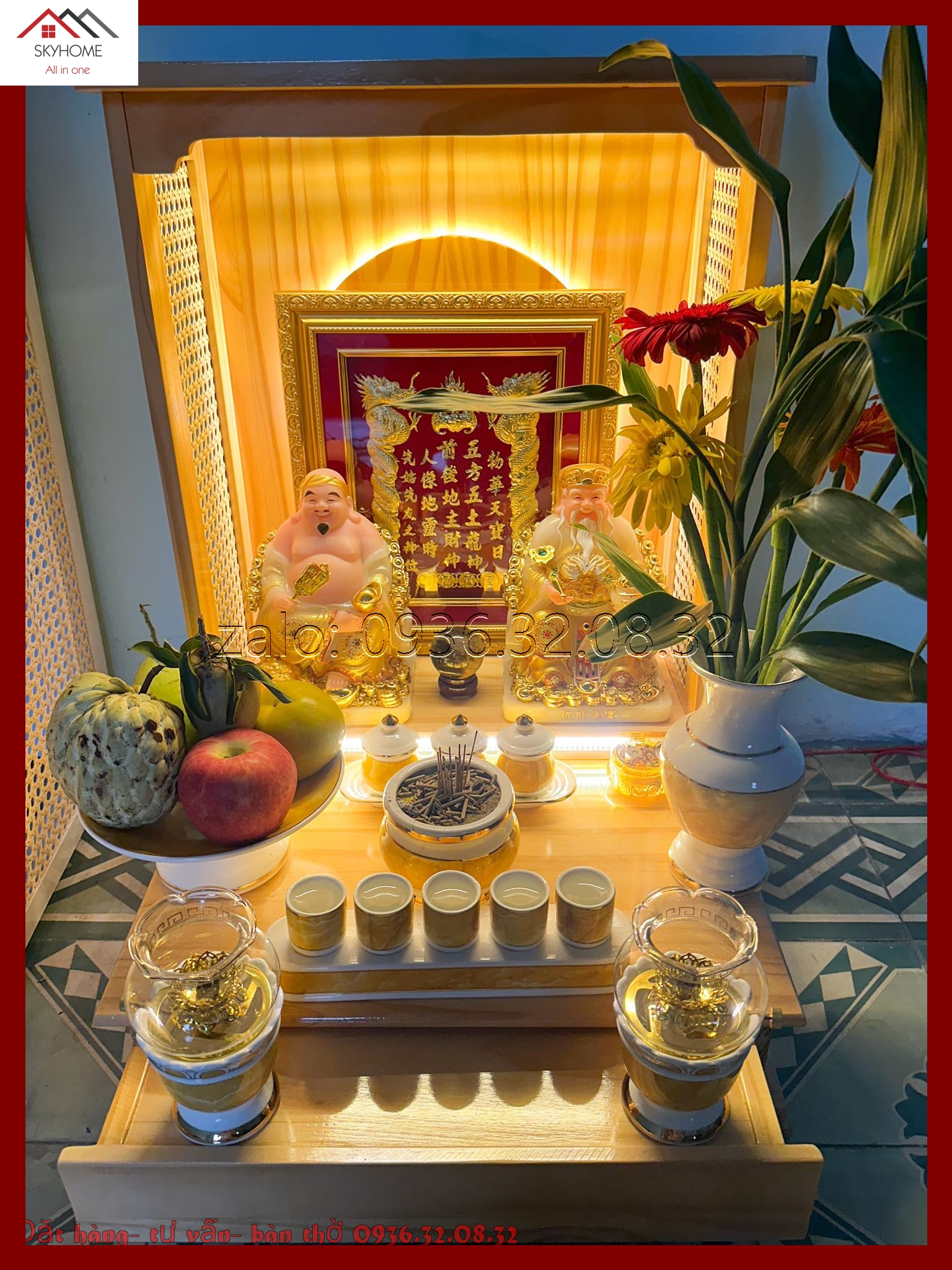 Hướng dẫn thay bàn thờ trong chung cư